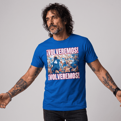 Polera U. de Chile (AZUL REY) - VOLVEREMOS '89 - Poleras de la U
