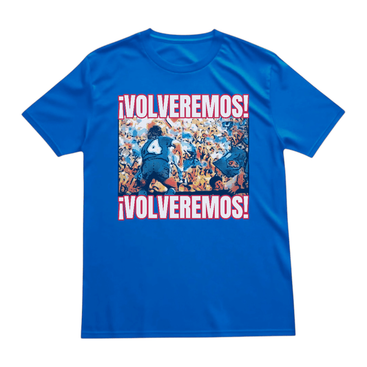 Polera U. de Chile (AZUL REY) - VOLVEREMOS '89 - Poleras de la U