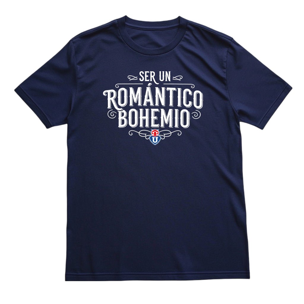 Polera azul U. de Chile Romántico Bohemio | Poleras de la U