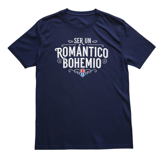 Polera U. de Chile (AZUL) - ROMÁNTICO BOHEMIO - Poleras de la U