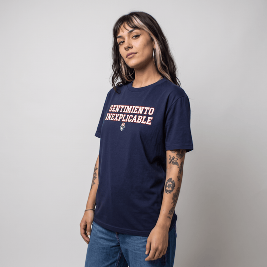 Polera U. de Chile (AZUL) - SENTIMIENTO INEXPLICABLE - Poleras de la U