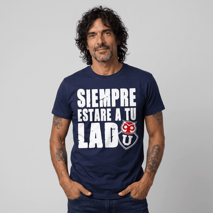 Polera U. de Chile (AZUL) - SIEMPRE ESTARÉ A TU LADO - Poleras de la U