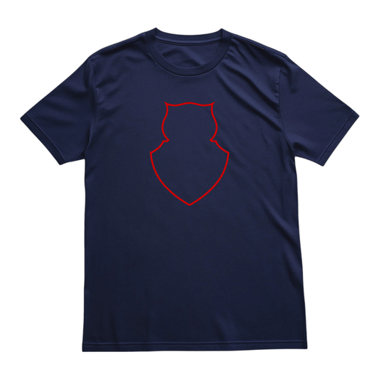 Polera U. de Chile (AZUL) - SILUETA CHUNCHO - Poleras de la U