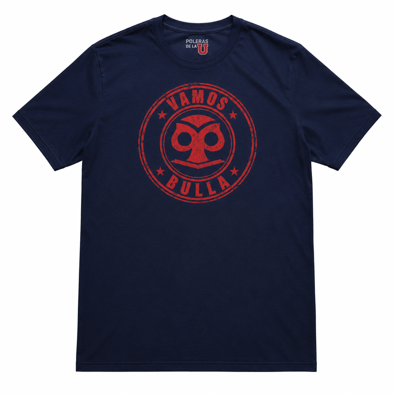 Polera U. de Chile (AZUL) - VAMOS BULLA - Poleras de la U