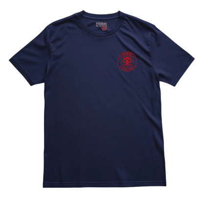 Polera U. de Chile (AZUL) - VAMOS BULLA (Pecho) - Poleras de la U