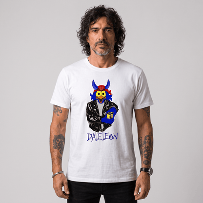Polera U. de Chile (BLANCA) - DALE LEÓN - Volumen I - Poleras de la U