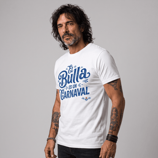 Polera U. de Chile (BLANCA) - EL BULLA ES UN CARNAVAL - Poleras de la U
