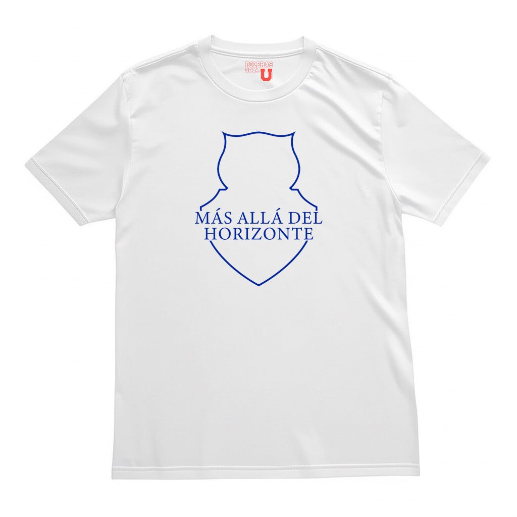 Polera blanca U. de Chile Más Allá del Horizonte | Poleras de la U