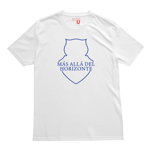 Polera U. de Chile (BLANCA) - MÁS ALLÁ DEL HORIZONTE - Poleras de la U