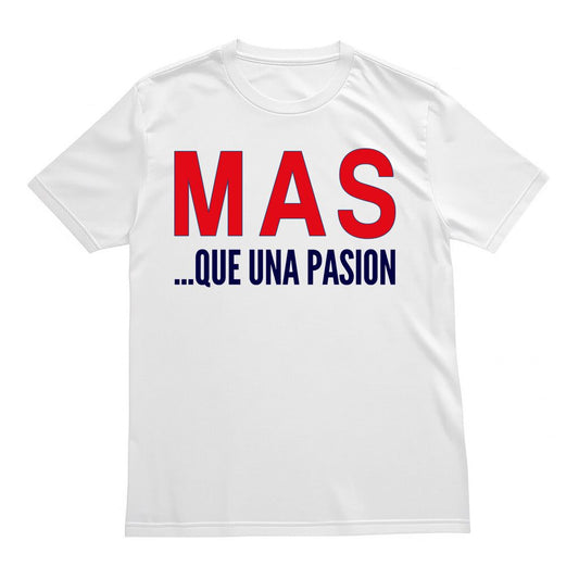 Polera U. de Chile (BLANCA) - MÁS QUE UNA PASIÓN - SUPERMÁN ‘98 - Poleras de la U