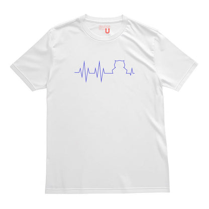 Polera blanca U. de Chile Mi Vida | Poleras de la U