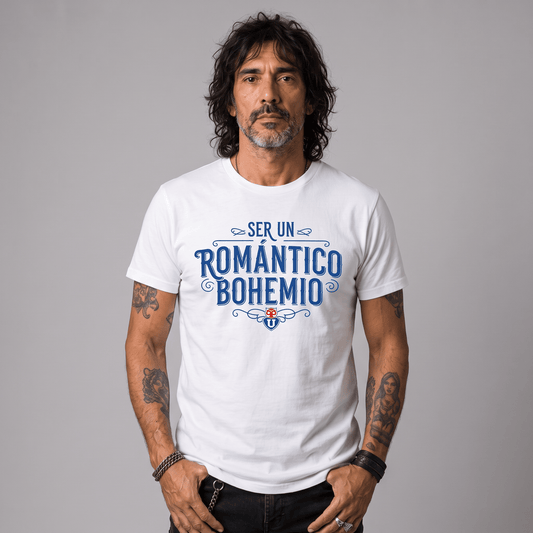 Polera U. de Chile (BLANCA) - ROMÁNTICO BOHEMIO - Poleras de la U