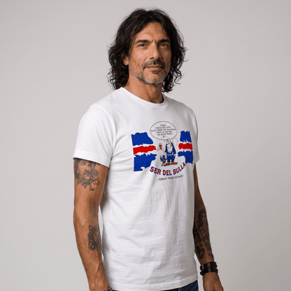 Polera U. de Chile (BLANCA) - SER DEL BULLA (Old School) - Poleras de la U