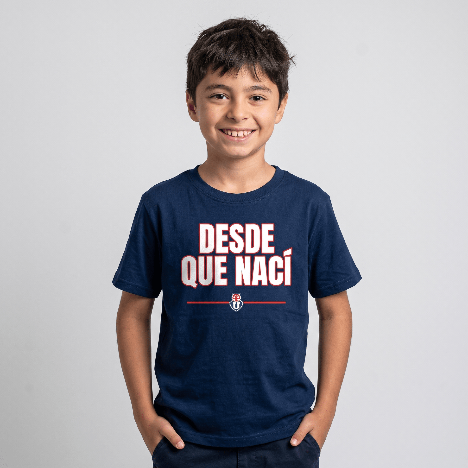 Polera U. de Chile Niño/a (AZUL) - DESDE QUE NACÍ - Poleras de la U