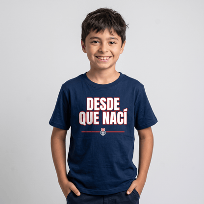Polera U. de Chile Niño/a (AZUL) - DESDE QUE NACÍ - Poleras de la U