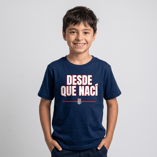 Polera U. de Chile Niño/a (AZUL) - DESDE QUE NACÍ - Poleras de la U