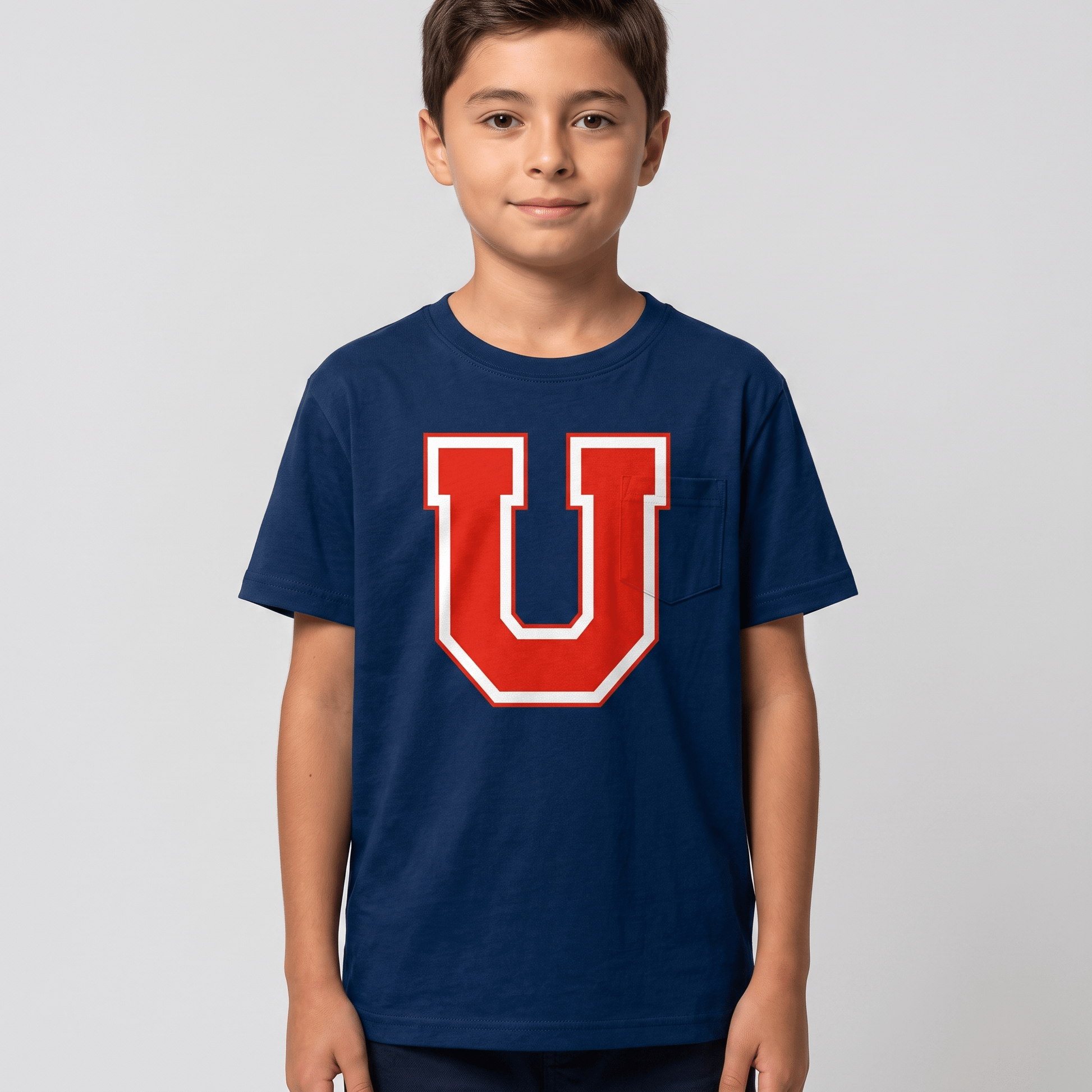 Polera U. de Chile Niño/a (AZUL) - LA "U" - Poleras de la U