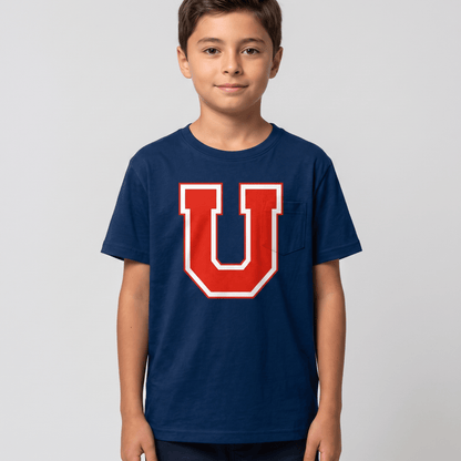 Polera U. de Chile Niño/a (AZUL) - LA "U" - Poleras de la U
