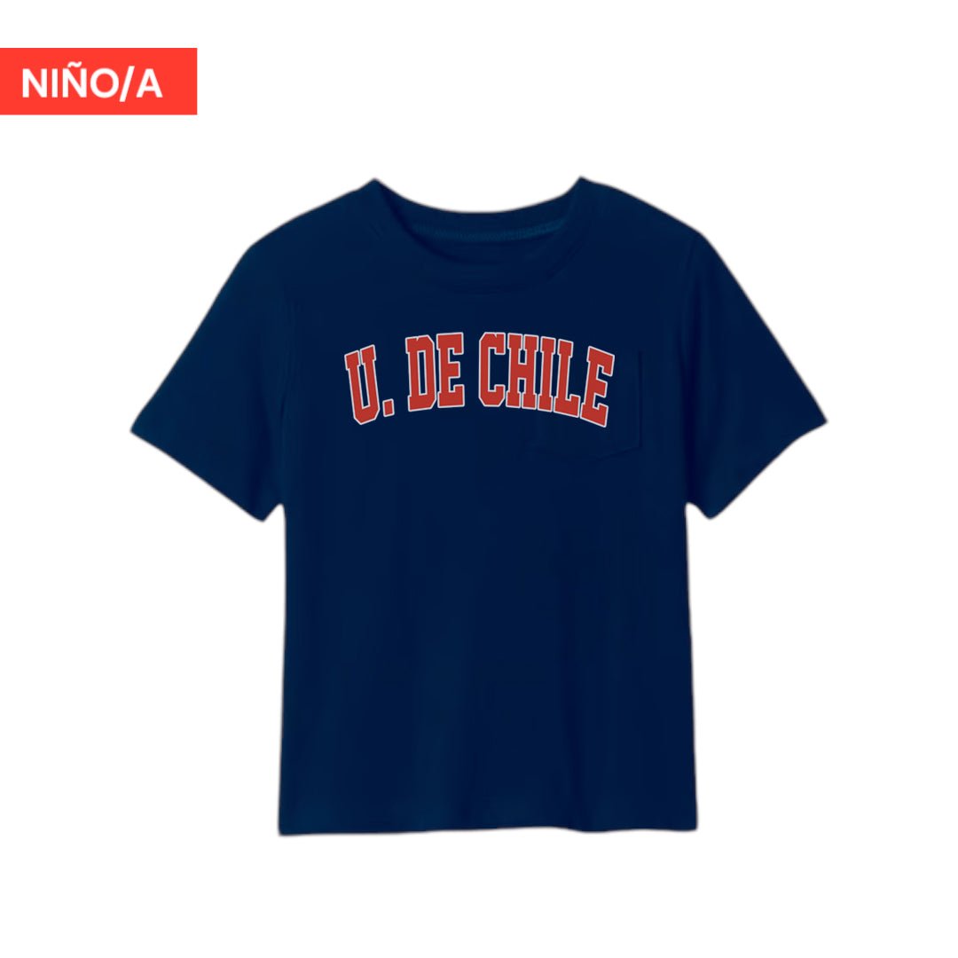 Polera infantil azul U. de Chile U. de Chile | Poleras de la U