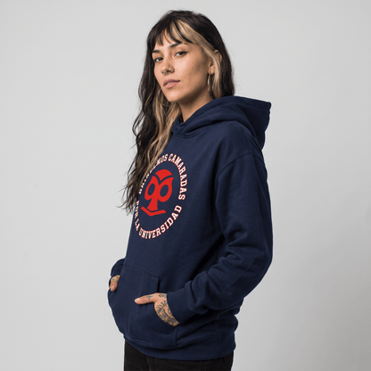 Polerón U. de Chile (AZUL) - BRINDEMOS CAMARADAS - Poleras de la U