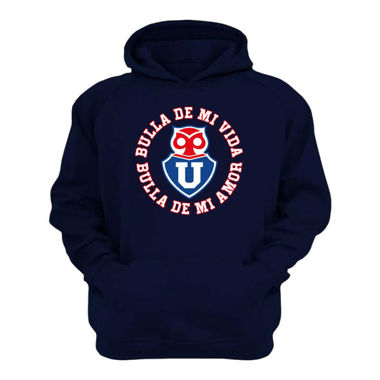 Polerón U. de Chile (AZUL) - BULLA DE MI AMOR - Poleras de la U