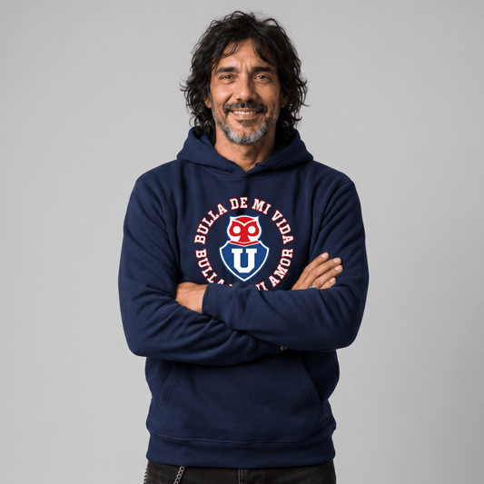 Polerón U. de Chile (AZUL) - BULLA DE MI AMOR - Poleras de la U