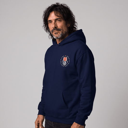 Polerón U. de Chile (AZUL) - CHUNCHO ESTRELLAS - Poleras de la U