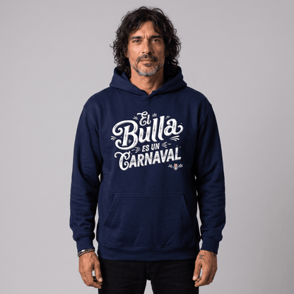 Polerón U. de Chile (AZUL) - EL BULLA ES UN CARNAVAL - Poleras de la U