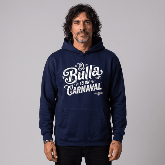 Polerón U. de Chile (AZUL) - EL BULLA ES UN CARNAVAL - Poleras de la U