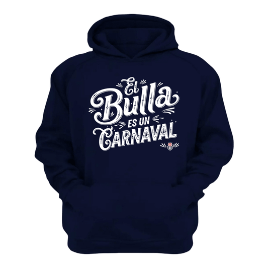 Polerón U. de Chile (AZUL) - EL BULLA ES UN CARNAVAL - Poleras de la U