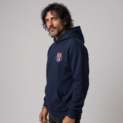 Polerón U. de Chile (AZUL) - ESCUDO U. DE CHILE - Poleras de la U
