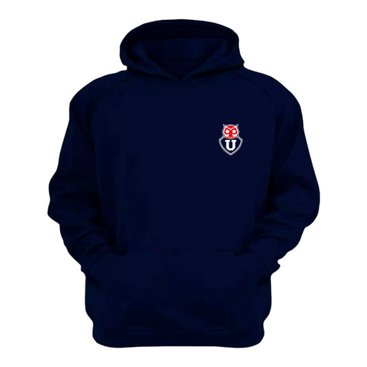 Polerón U. de Chile (AZUL) - ESCUDO U. DE CHILE - Poleras de la U