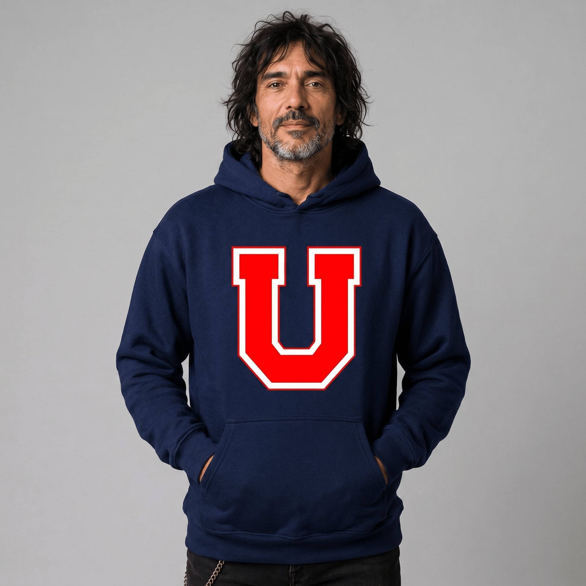 Polerón U. de Chile (AZUL) - LA "U" - Poleras de la U