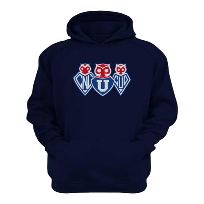 Polerón U. de Chile (AZUL) - LOGOS HISTORICOS - Poleras de la U