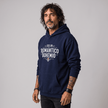 Polerón U. de Chile (AZUL) - ROMÁNTICO BOHEMIO - Poleras de la U