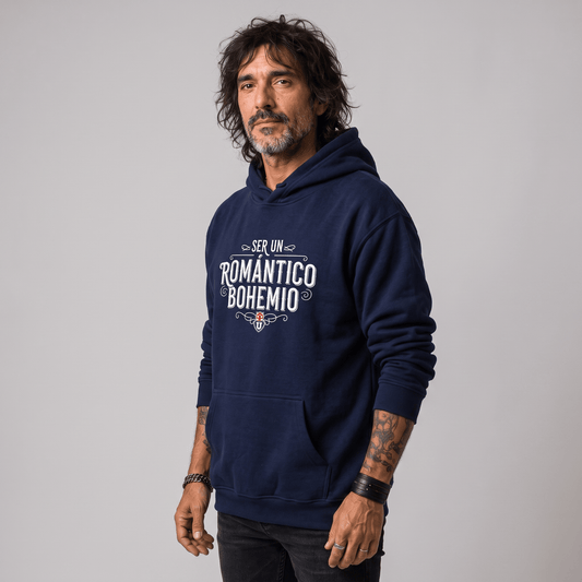 Polerón U. de Chile (AZUL) - ROMÁNTICO BOHEMIO - Poleras de la U