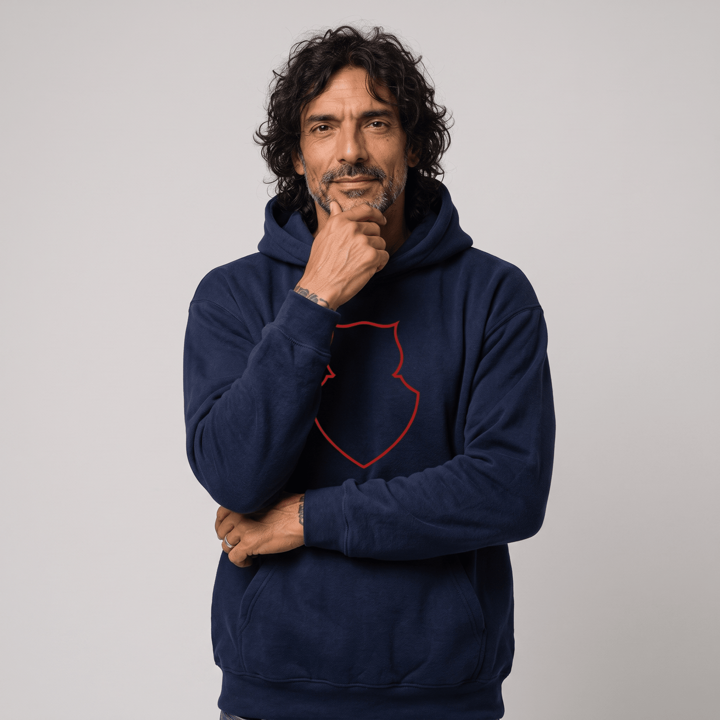 Polerón U. de Chile (AZUL) - SILUETA CHUNCHO - Poleras de la U
