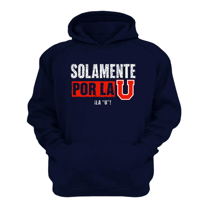 Polerón azul U. de Chile Solamente por la U | Poleras de la U